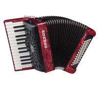 Hohner Bravo II 60 Rouge Accordéon à touches