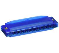 HOHNER Clearly Colorful Translucent Harmonica, Blue by