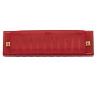 Hohner Happy Color Harp do Harmonica diatonique 10 trous Rouge