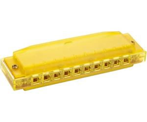 HOHNER Harmonica Translucent Harp C, jaune