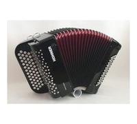 Nova II 60A - Accordéon chromatique à boutons - noir (+ housse)