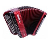 Nova II 80A - Accordéon chromatique à boutons - rouge (+ housse)