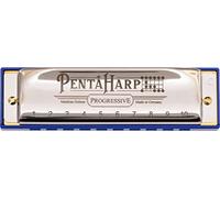 HOHNER Pentaharp Harmonica en si bémol mineur en acier inoxydable (M21BX-BbM)