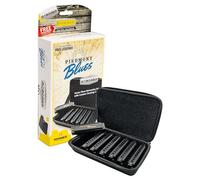 Hohner Piedmont Blues 7 Harmonica avec étui en acier inoxydable (PBH7)