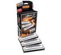 Hohner Pro Pack Special 20 Pack de 3 harmonieuses a/c/g