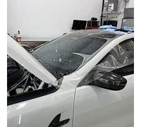 HOHOFILM 8Mil Film de protection transparent pour pare-brise de voiture - Anti-UV et incassable - Teinte de sécurité - 122 x 200 cm
