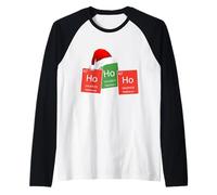 HoHoHo! Holmium Tableau périodique Éléments Chimie Noël Manche Raglan