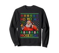 Hohoho Pull de Noël moche gay LGBTQ Pride Mosexual Gay Sweatshirt