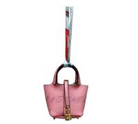 HOHOPEACH Y2k Porte-clés mignon pour femme en cuir végétalien avec breloque pour sac à main et sac à main Accessoires Preppy Stuff, rose, taille unique