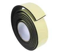 Hohopeti 1 Rouleau Ruban Adhésif Mousse Noire Bande Étanchéité pour Porte et Fenêtre Isolation et Protection Adhésif Simple Face pour Divers Usages à et Au Bureau