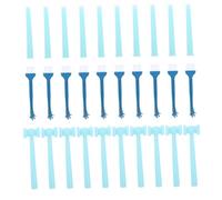 Hohopeti 10 Ensembles Set de Kits Outils Excavation pour Garçon Fille Marteau Ciseau et Brosse Plastique Bleu DIY pour Développement des Compétences Motrices et Jeu Archéologie