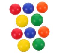 Hohopeti 10 Pièces Balles Colorées pour Jeu de de Plage Jeu Extérieur Interactif Familial pour Garçon Fille et Adultes Divertissement Portable pour Activités Estivales