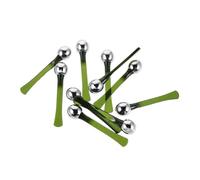 Hohopeti 10 Pièces Eye Applicator Stick Metal Face Massage Tool For Puffiness Wrinkles Precise Serum Application And Targeted Eye Care