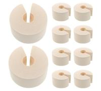 Hohopeti 10 Pièces Lot de Butées de Porte Anti-pincement Mousse Souple Protection Silencieuse les Claquements Multi-usages pour Maison Bureau et Animaux