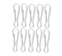 Hohopeti 10 pièces Lot de Crochets Acier Inoxydable Crochets à Ressort Sécurisés pour Suspension de Jouets Hamacs et Accessoires pour Animaux Clips Polyvalents pour Lanières et Fixation de
