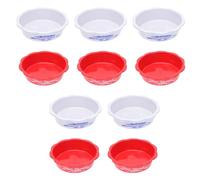 Hohopeti 10 pièces Lot de Pots Plastique Narcisse Hydroponique Profonds Décoratifs pour Intérieur et Extérieur Jardin Balcon