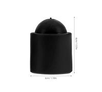 Hohopeti 10 pièces Lot de Protections Caoutchouc pour Queue de Billard Embouts Antichocs Noirs et Rouges Protège-Bouts Polyvalents pour Queues de Snooker et Pool Installation Facile et