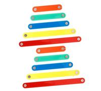 Hohopeti 10 pièces Puzzle Magnétique Bandes Géométriques Éducatives pour Garçon Fille Créatif Multifonctionnel pour Maison École et Maternelle Apprentissage Interactif des Formes avec