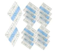 Hohopeti 100 Films Protecteurs Transparents Auto-adhésifs pour Palettes de Maquillage 6 Cm, Lot de 100 Pièces Jetables, Accessoires Cosmétiques pour Mélanger Fonds de Teint et Fards