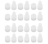 Hohopeti 100 Inserts de Cheville en Nylon pour Fixations de Charnières, Connecteurs de Meubles Robustes, 100 Pièces pour Installation de Charnière à Goujon, Accessoires Polyvalents pour