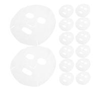 Hohopeti 100 Pièces Facial DIY Tissu Doux Absorbant et avec Ouvertures Précoupées pour Yeux Nez et Bouche pour Soins Du Visage à Domicile