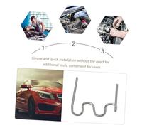 Hohopeti 1000 pièces Kit de Réparation Carrosserie avec Agrafes Chaudes Acier Tungstène pour Soudure Plastique de Pare-chocs Auto Baguettes Soudage et Facile à Utiliser sans Compétences
