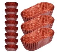 Hohopeti 1000 Pièces Moules à Cake Ovales Papier Jetables Papier Sulfurisé Pour Mini Cakes et Muffins Inserts Pâtisserie Sans Odeur pour Fêtes Anniversaires et Usage Domestique