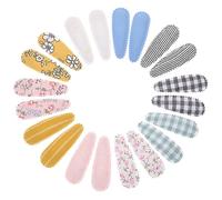 Hohopeti 10paires Barrette Fille Tissu Avec Fleurs Émoussées Accessoires De Cheveux Pour Garçon Fille Pour Style Adorable Et Doux
