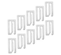 Hohopeti 10pièces Crochets de Rechange pour Cape de Coiffure Lot de Clips de Fixation pour Tablier de Coiffure Clip Compact et Pratique