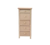 Hohopeti 12 5 Tiroirs, Coffre de Rangement pour Maison de Poupée, Décoration Réaliste pour Chambre et Dressing, Meuble Mini Maison, Petite Commode Bois