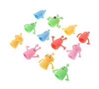 Hohopeti 12 pièces Lot de Marionnettes à Doigt TPR Luminescentes Petits Monstres Animés pour Jeux Interactifs Garçon Fille et Adultes Jouets Éducatifs et Accessoires de Spectacle Styles