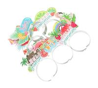 Hohopeti 12 Pièces Lot de -têtes été Thème Luau Accessoires Cheveux Ananas Style Hawaïen -tête Cosplay Garçon Fille -tête Antidérapant pour Fête Plage Tropicale