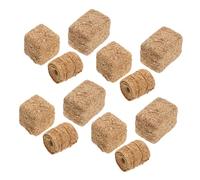 Hohopeti 12 Pièces Miniature Hay Bales Set Realistic Straw Model for Dollhouse Farm Accessories Stackable Decorative Hay for DIY Crafts Seasonal Table Centerpieces and Rustic Displays