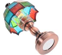 Hohopeti 12 pour Maison de Poupée Abat-Jour Parapluie Semi-Transparent Métal et Plastique Hauteur 48 CM Pile Lithium Remplaçable Accessoire Décoratif