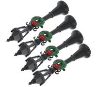 Hohopeti 12 pour Maison de Poupée Décor Miniature Extérieur Accessoires de Scène pour Jardin et Bureau Éclairage Décoratif Réaliste