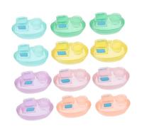 Hohopeti 12pièces Miniature Glow in The Dark Cruise Ships Models -Landscape Resin Figurines for Aquarium and Decor