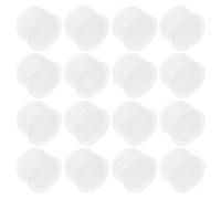 Hohopeti 150 Pièces Bouchons de Rechange Transparents pour Salière et Poivrière Bouchons Ronds Réutilisables Plastique Compatibles Polyvalents pour Cuisine et Laboratoire