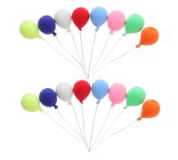 Hohopeti 16 Pièces Miniature Dollhouse Balloons Set Micro Balloons for Fairy Garden Bonsai Birthday Cake and Wedding Decorations Easy Installation Compatible with Various Dollhouses