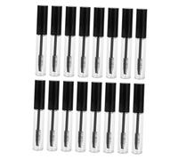 Hohopeti 16 pièces Tubes Mascara Vides Transparentes avec Brosse à Cils Contenants Rechargeables pour Crème Cils et Huile Bouteilles DIY Faciles à Remplir et Transporter