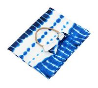 Hohopeti 1ensemble Couverture De Pour Élastique Ensemble Emmaillotage Né Et Bandeau Bleu Tie-dye Parfait Pour Et Allaitement