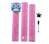 Hohopeti 1ensemble Sticker Mural De Mesure De Pour Garçon Fille Toise Amovible Avec Animaux Décoration Pour Chambre Garçon Fille Facile à Installer Sans Résidu