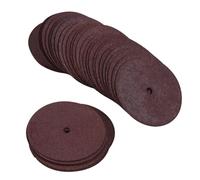 Hohopeti 2 Boîtes de 36 Disques à Tronçonner 24 MM en Résine Rouge Foncé Disques à Meuler pour Coupe Métal Bois et Céramique Outil de Meulage Polyvalent pour Meuleuse Rotative