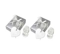 Hohopeti 2 Ensembles Cristal Croix Fête Décoration Croix Décoration x Cristal Décoration Baptême Cadeaux x Ornement Baptême Cadeaux Pour Garçons Cadeau