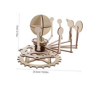 Hohopeti 2 Ensembles DIY Solar System Puzzle Kit for Educational Stem Wooden Planets Model for Science Projects Home Decor and Learning