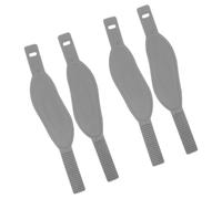 Hohopeti 2 Paires Sangles de Pédale pour Vélo D Appartement Réglables avec Fermeture Éclair Sangles de Pédale de Gym Durables Accessoires de Fitness Ajustables pour Entraînement Cycliste à