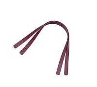 Hohopeti 2 Pièces Anse Sac Main Style Cuir PU Poignée de Remplacement pour Femmes Accessoires de DIY Sac Cabas Rouge