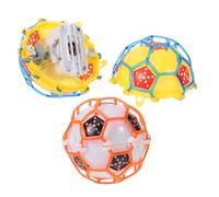 Hohopeti 2 pièces Ballon Lumineux Dansant Électrique pour Garçon Fille de Football Clignotant sans Pile Balle Lumineuse Colorée pour Jeu Extérieur Nocturne Couleur Couleur Aléatoire