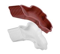 Hohopeti 2 pièces Bassin Tortues avec Rampe Antidérapante et Plateforme de Bain Accessoire Habitat Reptile Stable pour Tortues Semi-Aquatiques Activité Physique et Environnement Naturel