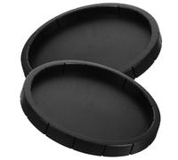 Hohopeti 2 Pièces Bol Rond pour Reptiles et Petits Animaux Aux Morsures Facile à Nettoyer Bol Alimentation et Abreuvoir pour Tortues et Lézards