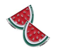 Hohopeti 2 pièces Broche Pastèque Alliage Épingles Collier et Cardigan Clips Écharpe Accessoires Déguisement pour Femmes Cadeau Mariée et Fête